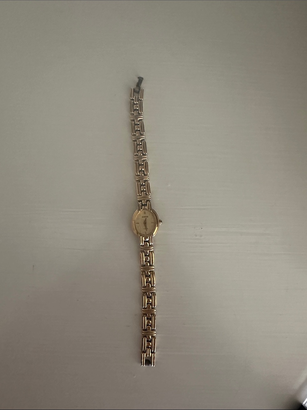 Gold Tone Ladies Bracelet Watch